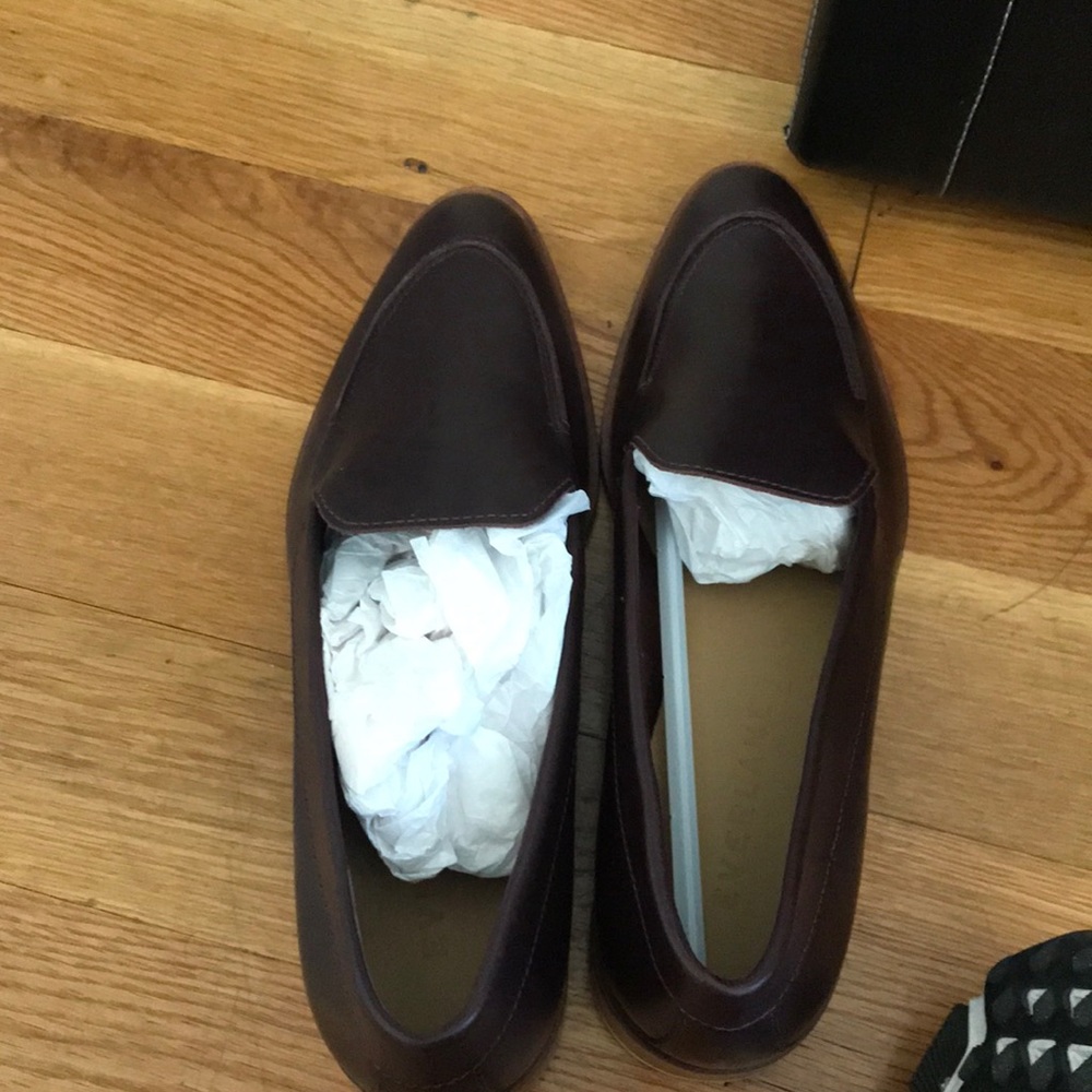 Nib everlane brown loafers size 10